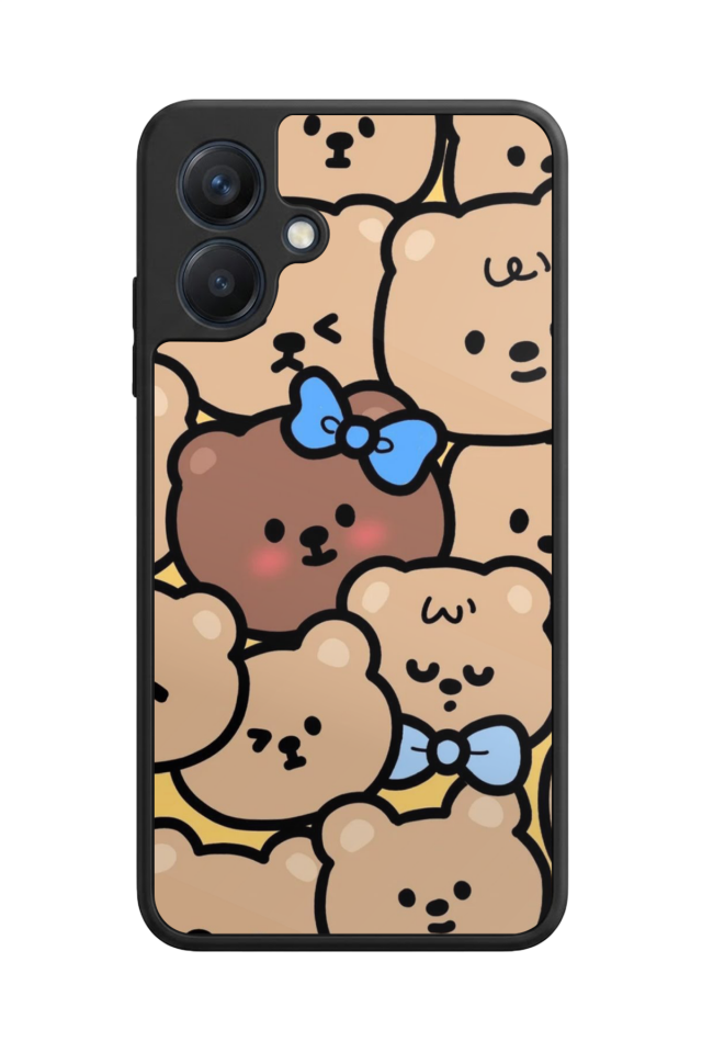 Samsung Galaxy A07 Uyumlu Ayı Tasarımlı Glossy Premium Kılıf