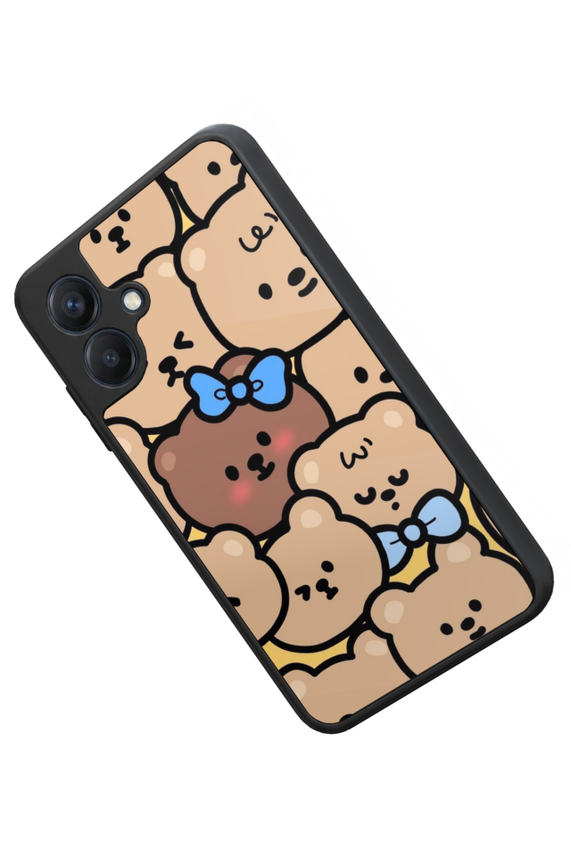 Samsung Galaxy A07 Uyumlu Ayı Tasarımlı Glossy Premium Kılıf