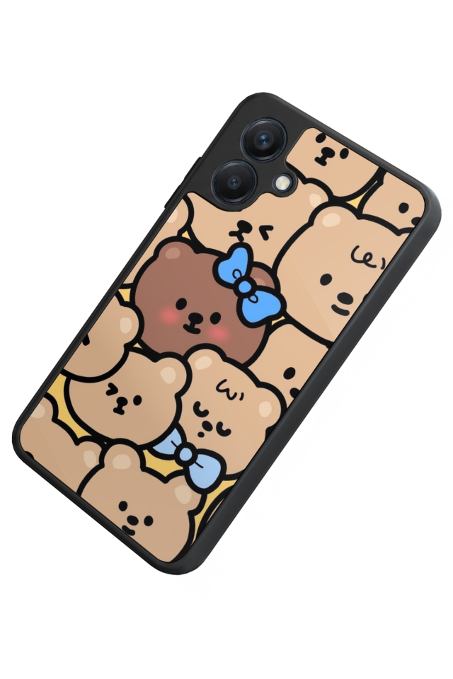 Samsung Galaxy A07 Uyumlu Ayı Tasarımlı Glossy Premium Kılıf