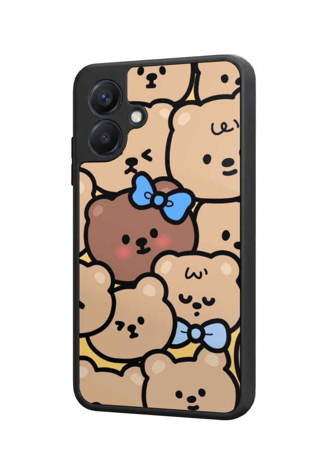 Samsung Galaxy A07 Uyumlu Ayı Tasarımlı Glossy Premium Kılıf