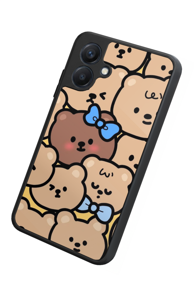 Samsung Galaxy A07 Uyumlu Ayı Tasarımlı Glossy Premium Kılıf