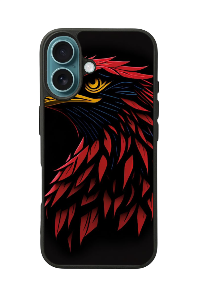 iPhone 16 Uyumlu Besiktas Tasarımlı Glossy Premium Kılıf