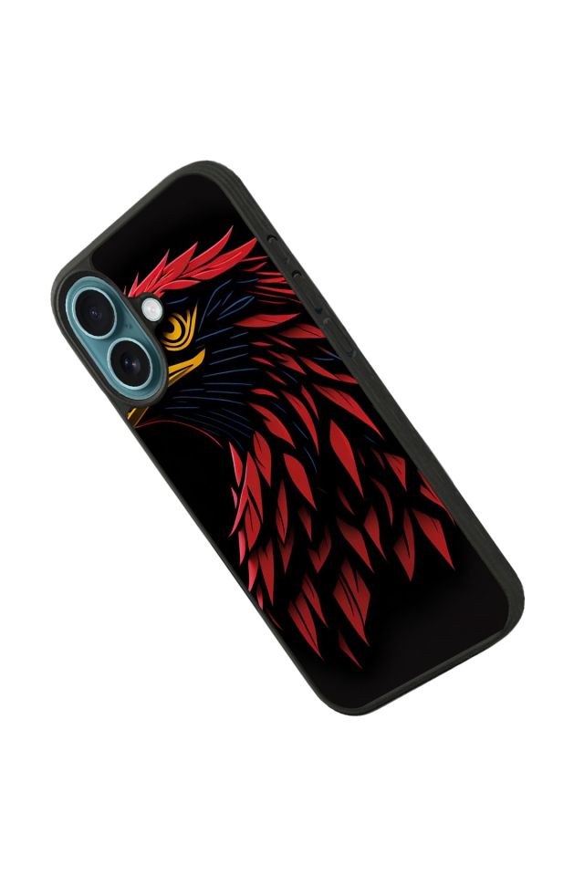 iPhone 16 Uyumlu Besiktas Tasarımlı Glossy Premium Kılıf