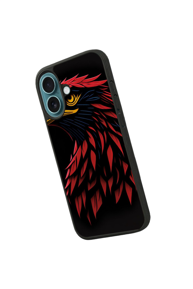 iPhone 16 Uyumlu Besiktas Tasarımlı Glossy Premium Kılıf