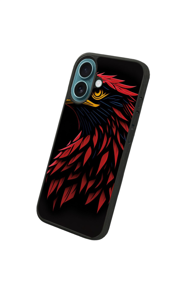 iPhone 16 Uyumlu Besiktas Tasarımlı Glossy Premium Kılıf