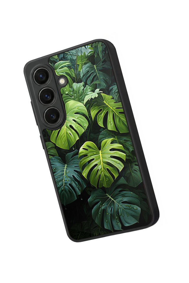 Samsung Galaxy S26 Uyumlu Botanik Tasarımlı Glossy Premium Kılıf