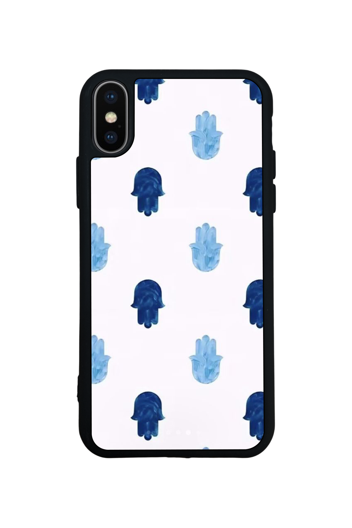 iPhone XS Max Uyumlu Nazar Tasarımlı Glossy Premium Kılıf