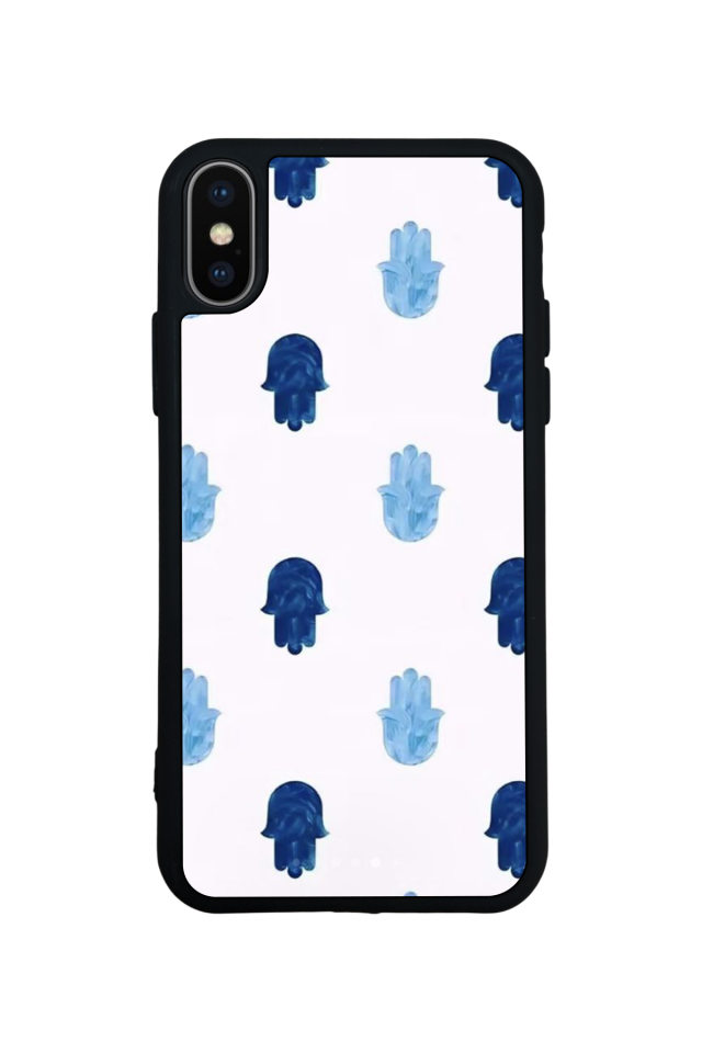 iPhone XS Max Uyumlu Nazar Tasarımlı Glossy Premium Kılıf