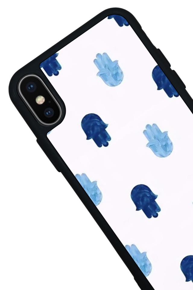 iPhone XS Max Uyumlu Nazar Tasarımlı Glossy Premium Kılıf