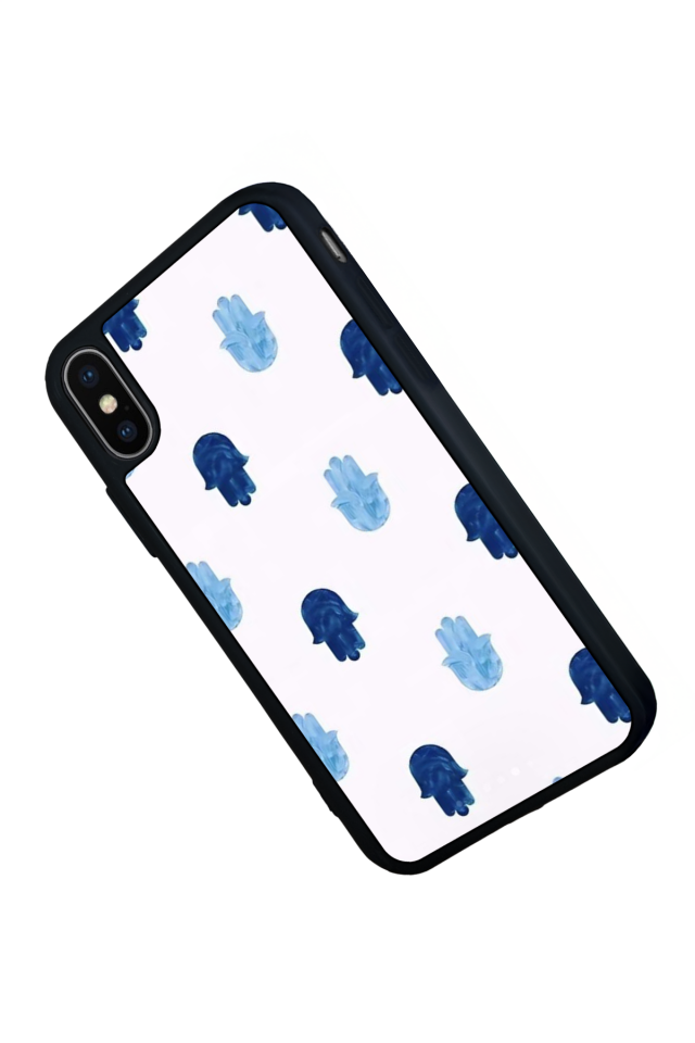iPhone XS Max Uyumlu Nazar Tasarımlı Glossy Premium Kılıf