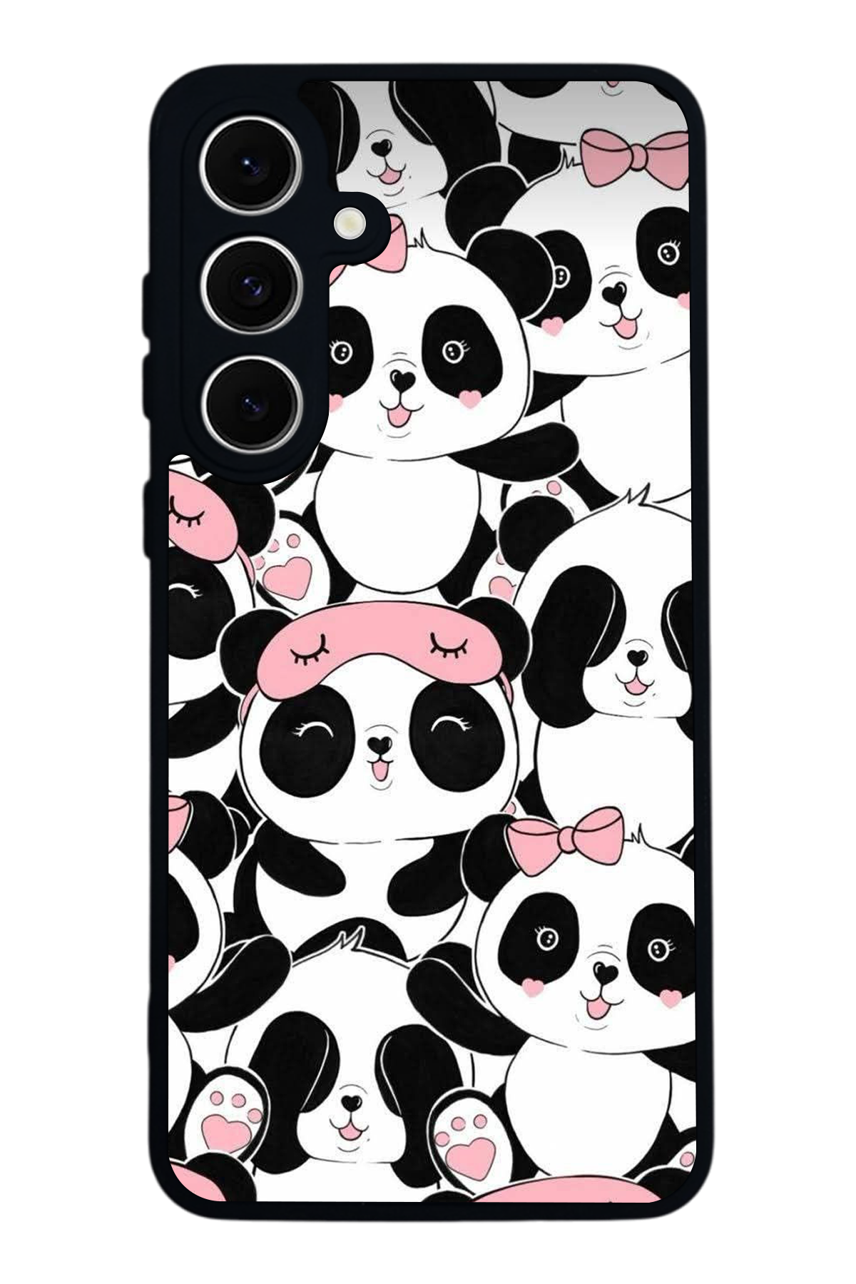 Samsung Galaxy A16 Uyumlu Panda Tasarımlı Glossy Premium Kılıf