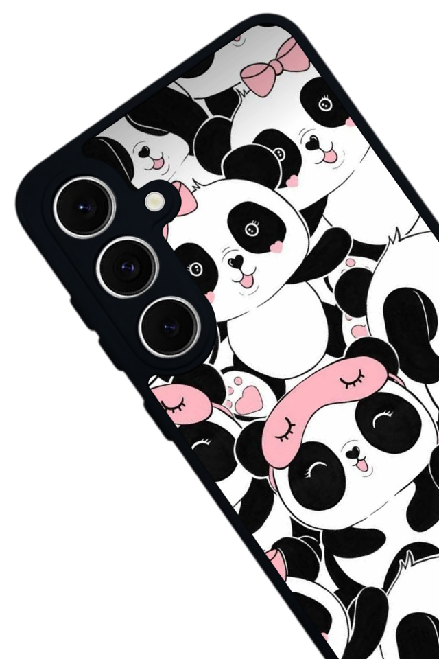 Samsung Galaxy A16 Uyumlu Panda Tasarımlı Glossy Premium Kılıf