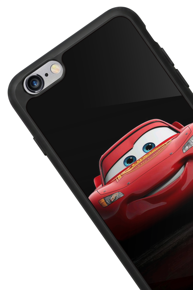 iPhone 6 Plus Uyumlu Şimsek McQueen Tasarımlı Glossy Premium Kılıf