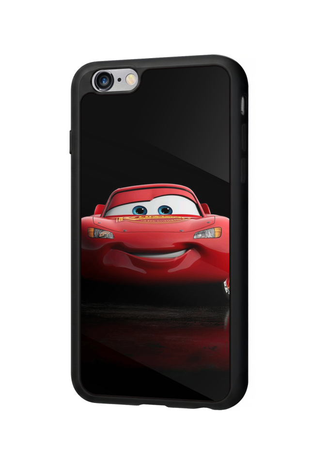 iPhone 6 Plus Uyumlu Şimsek McQueen Tasarımlı Glossy Premium Kılıf