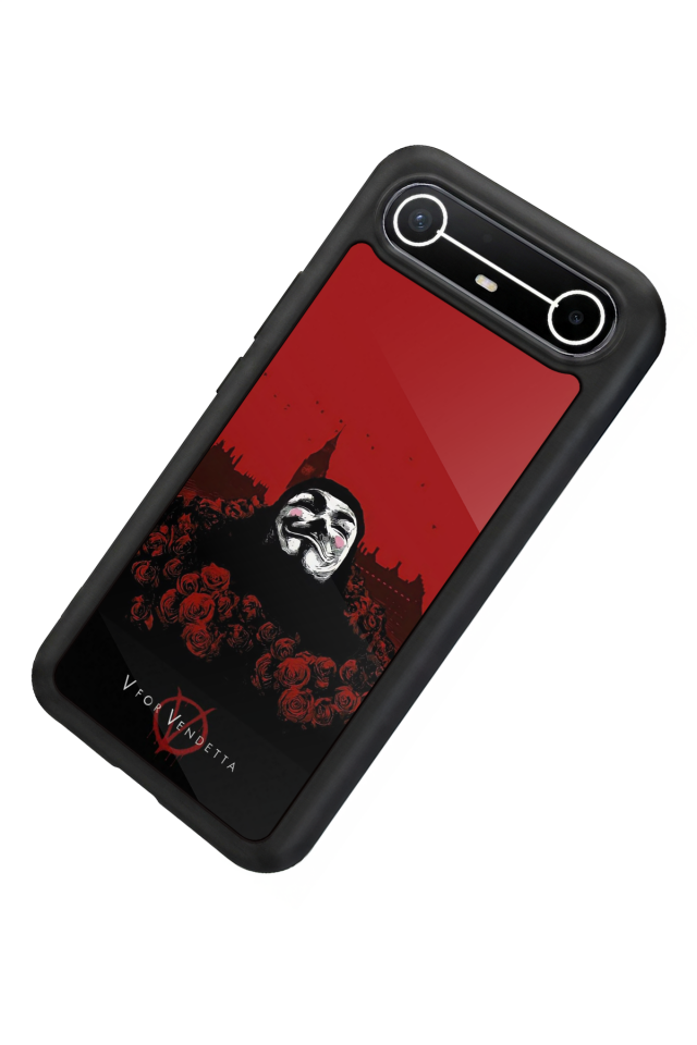 Tecno Spark Slim 5G Uyumlu Vendetta Tasarımlı Glossy Premium Kılıf