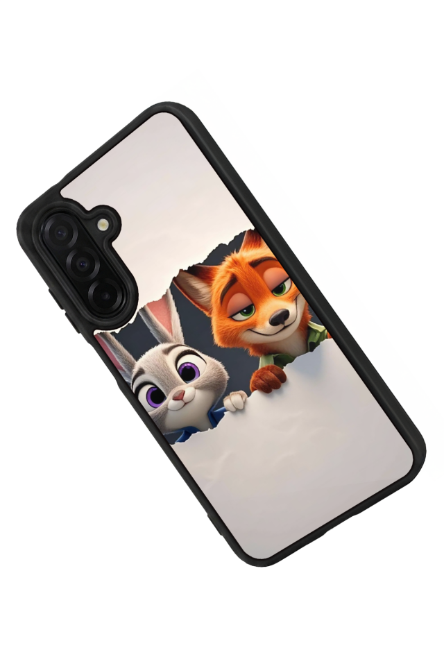 Samsung Galaxy A56 Uyumlu Zootropolis Tasarımlı Glossy Premium Kılıf