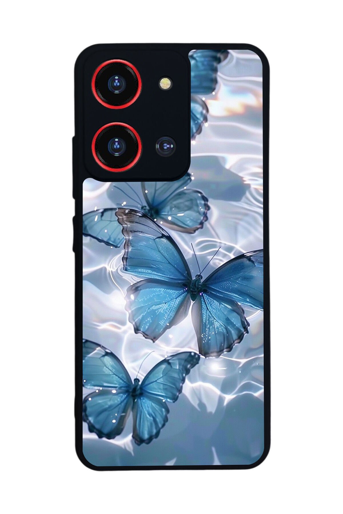 Reeder S19 Max Pro S 108MP Uyumlu Kelebek Tasarımlı Glossy Premium Kılıf