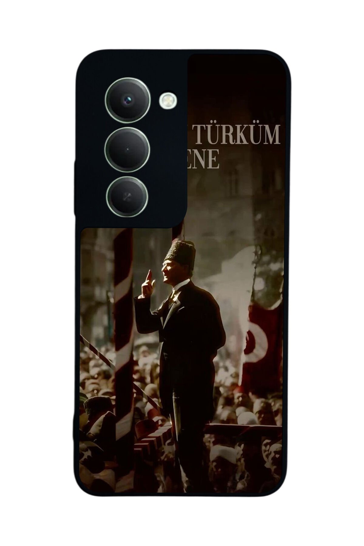 Xiaomi Redmi 15 5G Uyumlu Mustafa Kemal Ataturk Tasarımlı Glossy Premium Kılıf