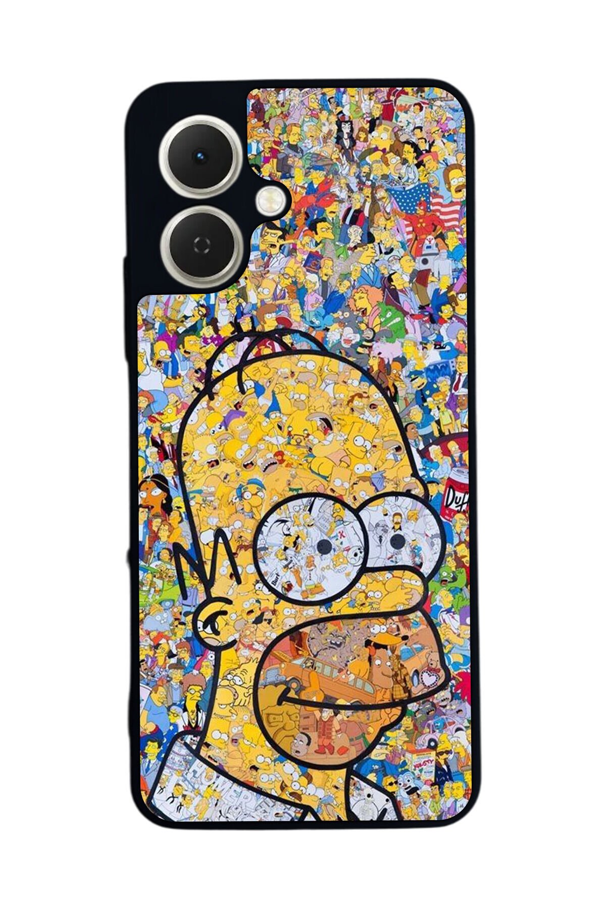Tecno Spark GO 2 Uyumlu The Simpsons Tasarımlı Glossy Premium Kılıf