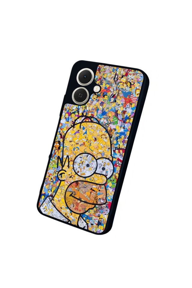 Tecno Spark GO 2 Uyumlu The Simpsons Tasarımlı Glossy Premium Kılıf