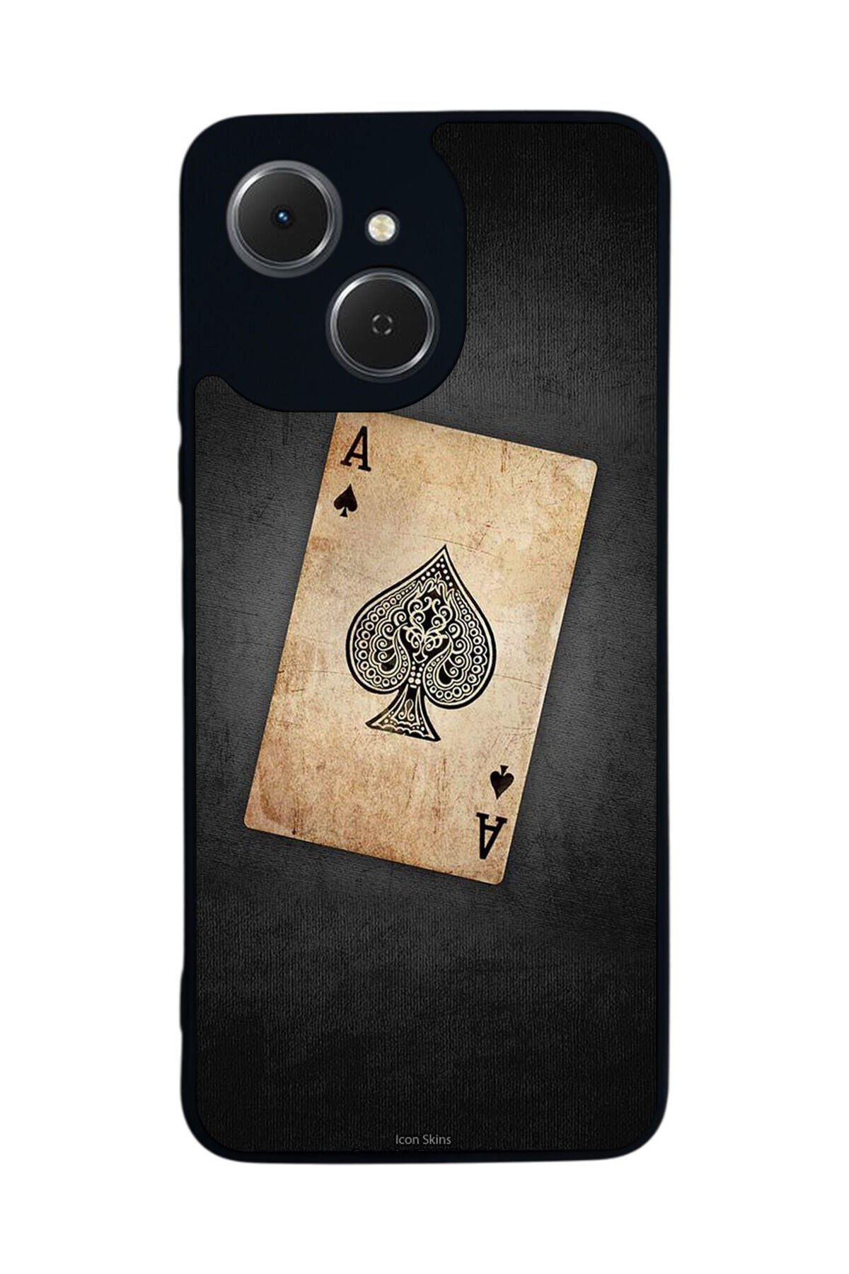 Tecno Spark 40C Uyumlu Kart Tasarımlı Glossy Premium Kılıf