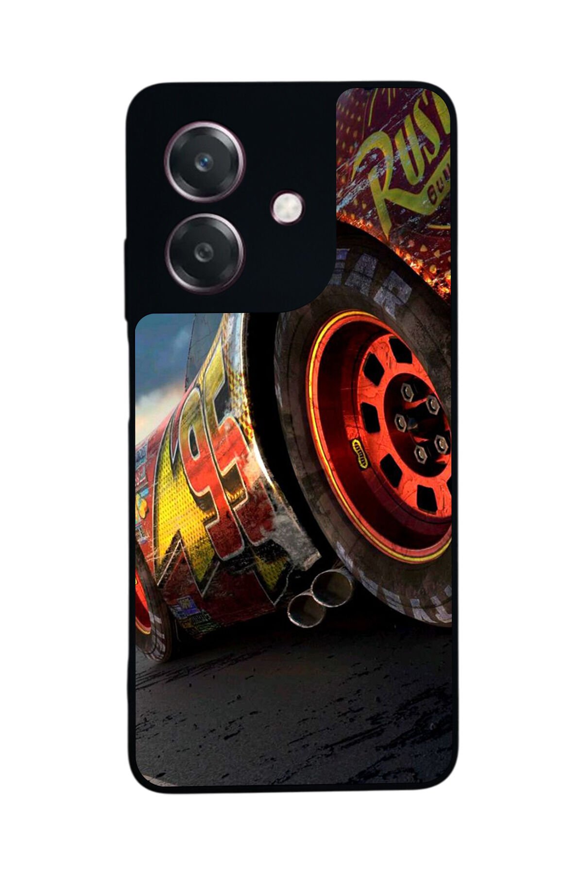 Oppo A3 5G Uyumlu Şimsek McQueen Tasarımlı Glossy Premium Kılıf