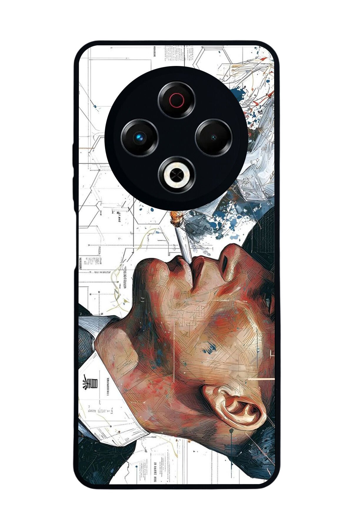 Tecno Spark 30 Uyumlu Peaky Blinders Tasarımlı Glossy Premium Kılıf