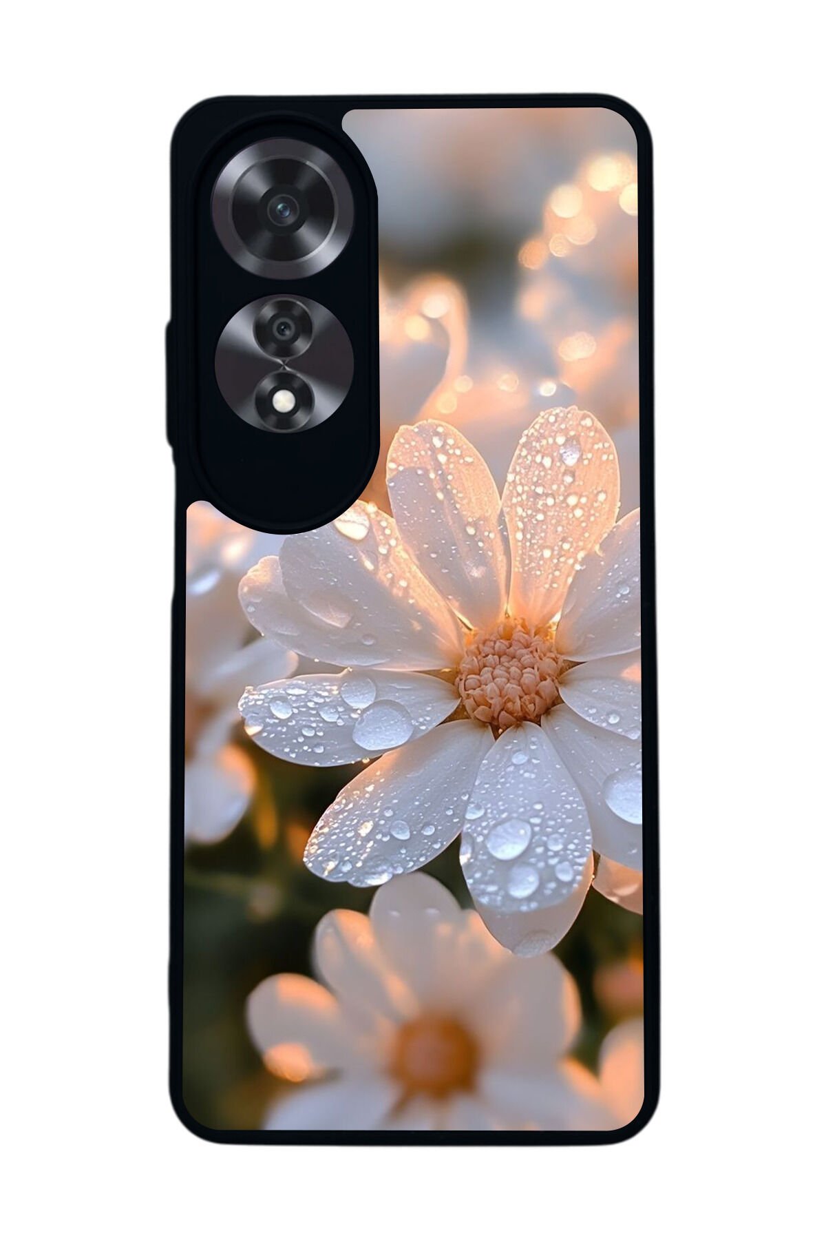 Oppo A60 Mat Siyah uyumlu Kılıf – Yumuşak Silikon, Koruyucu, Şok Emici Kapak