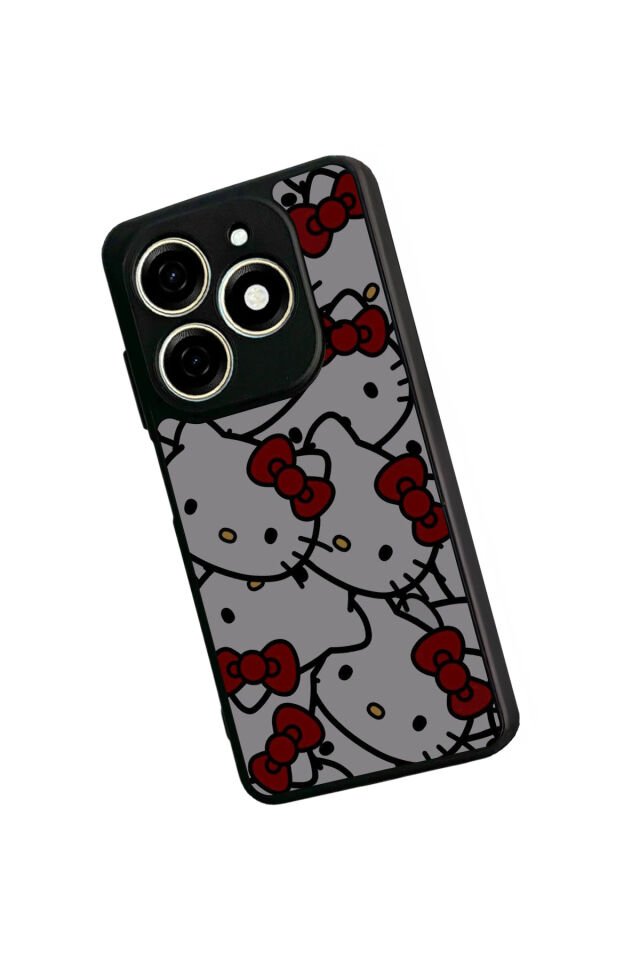 Infınıx Smart 8 Pro Uyumlu HelloKitty Tasarımlı Glossy Premium Kılıf