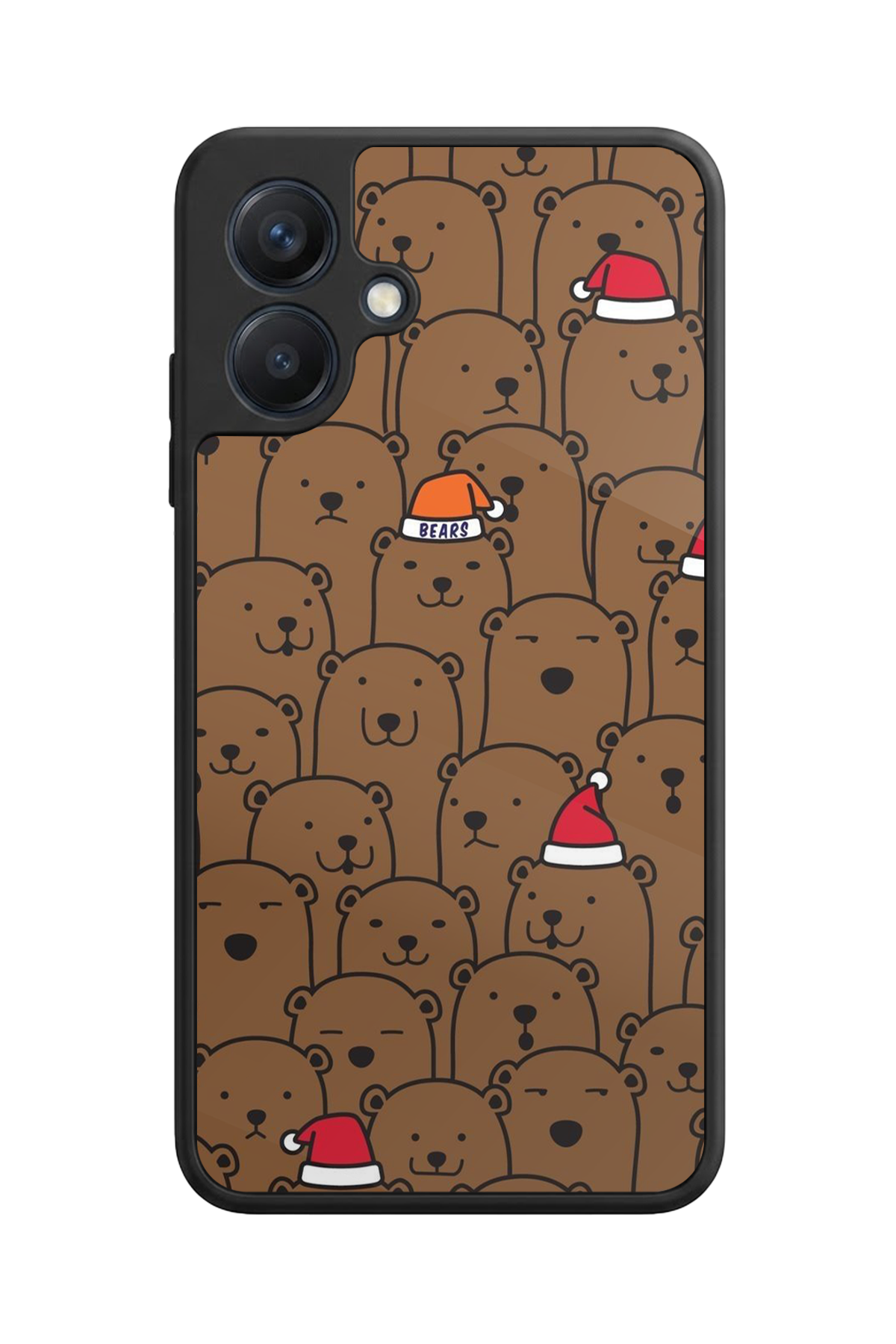 Samsung Galaxy A07 Uyumlu Ayı Tasarımlı Glossy Premium Kılıf