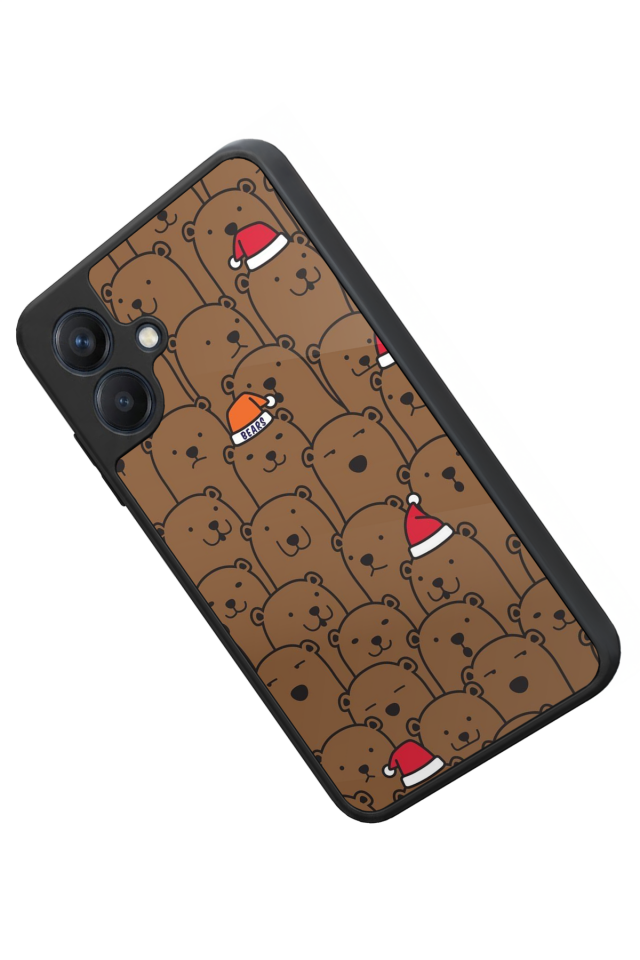 Samsung Galaxy A07 Uyumlu Ayı Tasarımlı Glossy Premium Kılıf