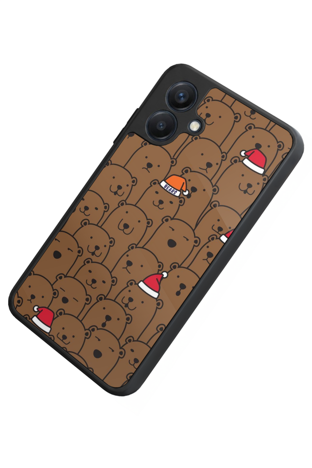 Samsung Galaxy A07 Uyumlu Ayı Tasarımlı Glossy Premium Kılıf