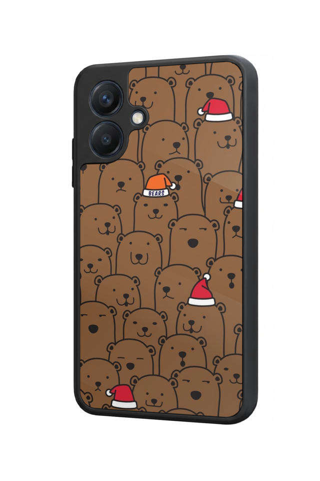 Samsung Galaxy A07 Uyumlu Ayı Tasarımlı Glossy Premium Kılıf