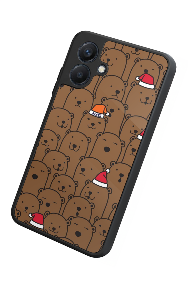 Samsung Galaxy A07 Uyumlu Ayı Tasarımlı Glossy Premium Kılıf