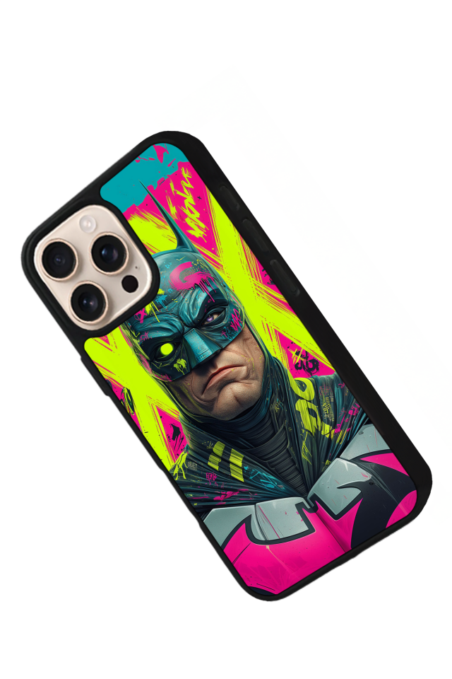 iPhone 15 Pro Uyumlu Batman Tasarımlı Glossy Premium Kılıf