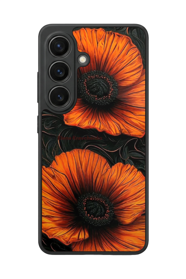 Samsung Galaxy S26 Uyumlu Botanik Tasarımlı Glossy Premium Kılıf