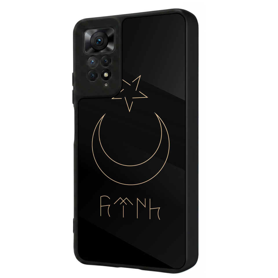 Xiaomi Redmi Note 11 Pro Uyumlu Bozkurt Tasarımlı Glossy Premium Kılıf