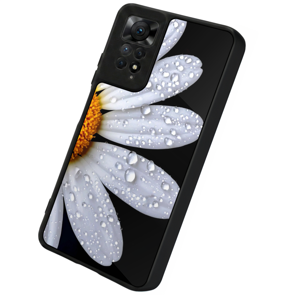 Xiaomi Redmi Note 12 Pro Uyumlu Cicek Tasarımlı Glossy Premium Kılıf