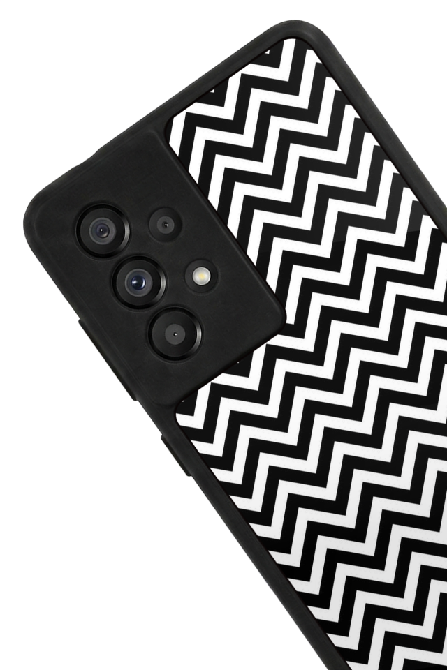 Samsung Galaxy A73 Uyumlu Çizgi Sanatı Tasarımlı Glossy Premium Kılıf