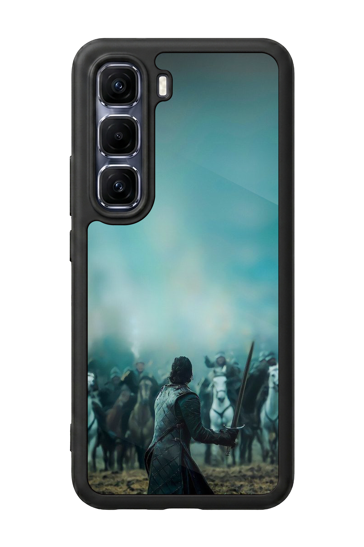 Infinix Hot 60 Pro Plus Uyumlu GameOfThrones Tasarımlı Glossy Premium Kılıf