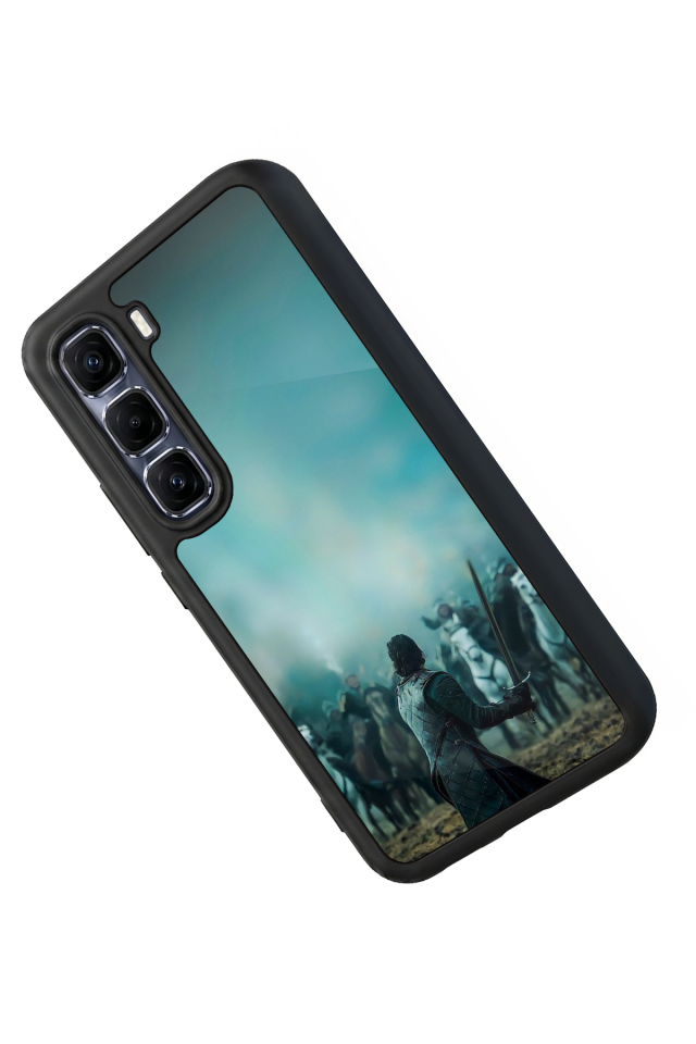 Infinix Hot 60 Pro Plus Uyumlu GameOfThrones Tasarımlı Glossy Premium Kılıf