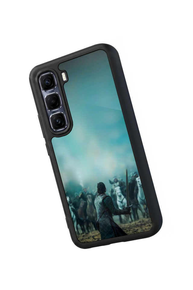 Infinix Hot 60 Pro Plus Uyumlu GameOfThrones Tasarımlı Glossy Premium Kılıf