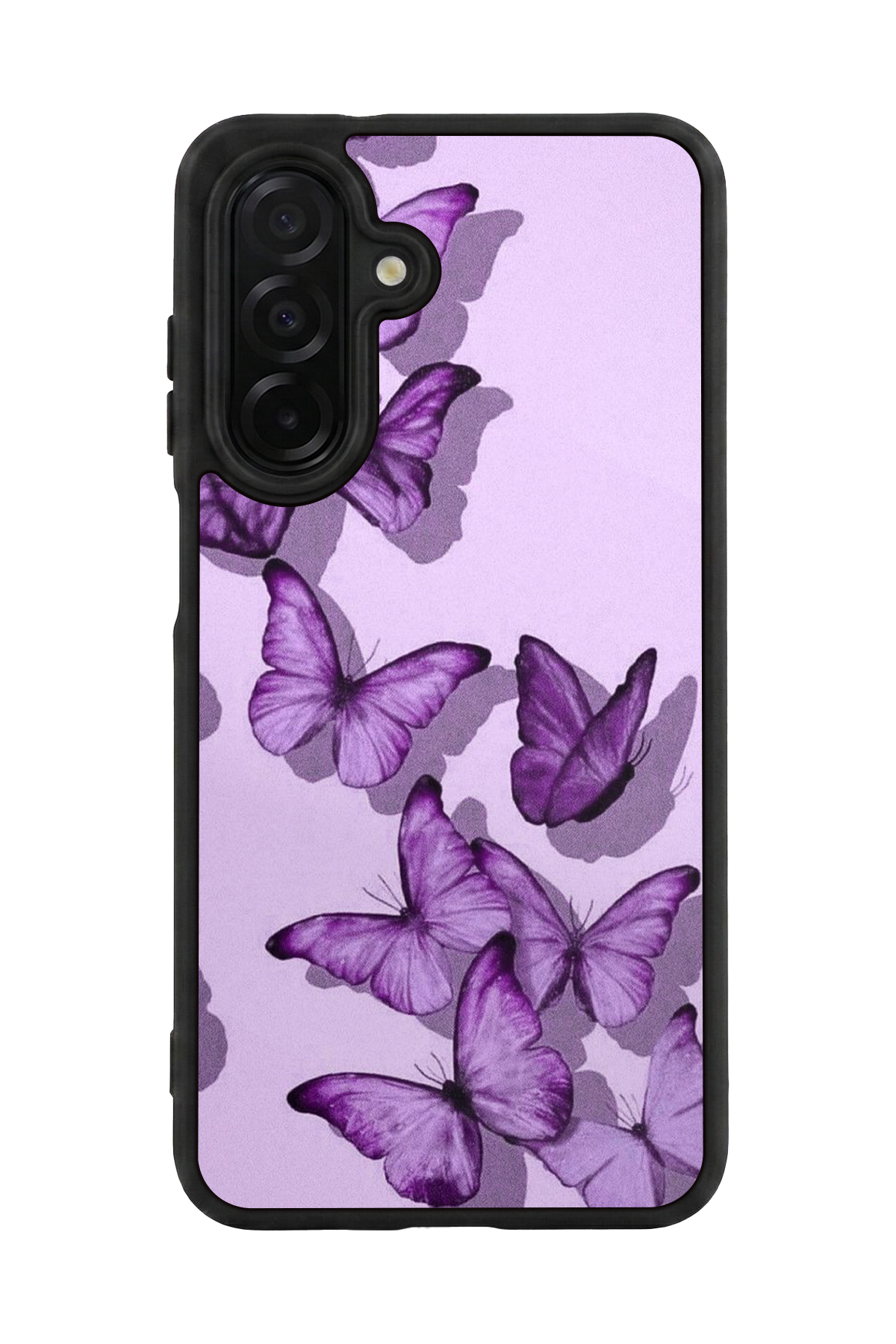 Samsung Galaxy A36 Uyumlu Kelebek Tasarımlı Glossy Premium Kılıf