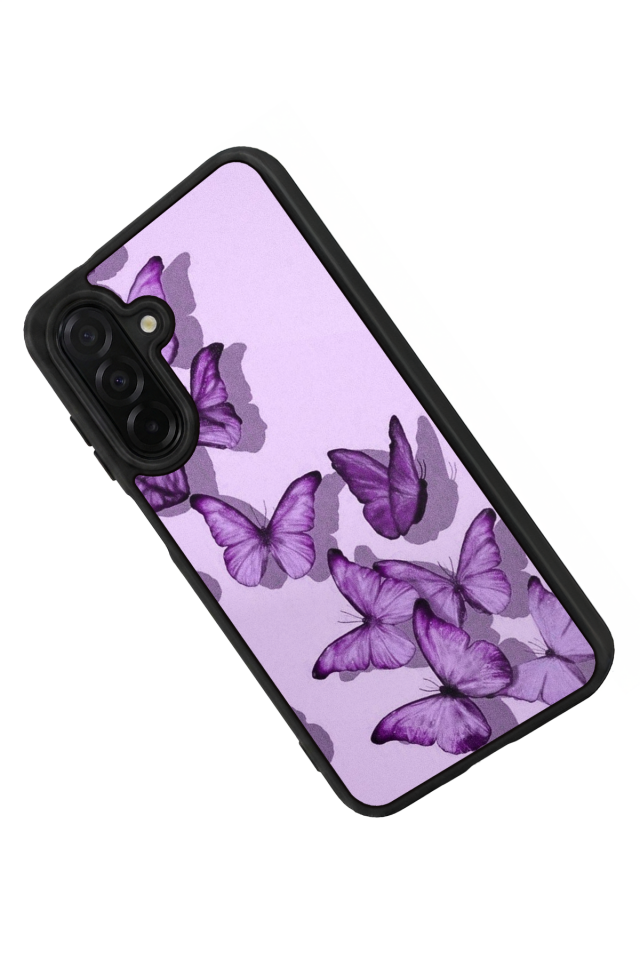 Samsung Galaxy A36 Uyumlu Kelebek Tasarımlı Glossy Premium Kılıf