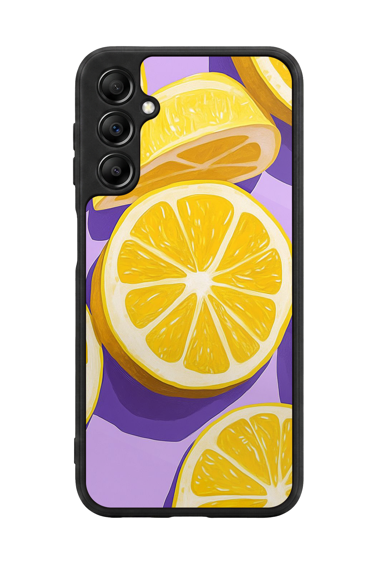 Samsung Galaxy A14 Uyumlu Limon Tasarımlı Glossy Premium Kılıf