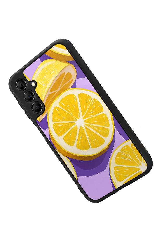 Samsung Galaxy A14 Uyumlu Limon Tasarımlı Glossy Premium Kılıf