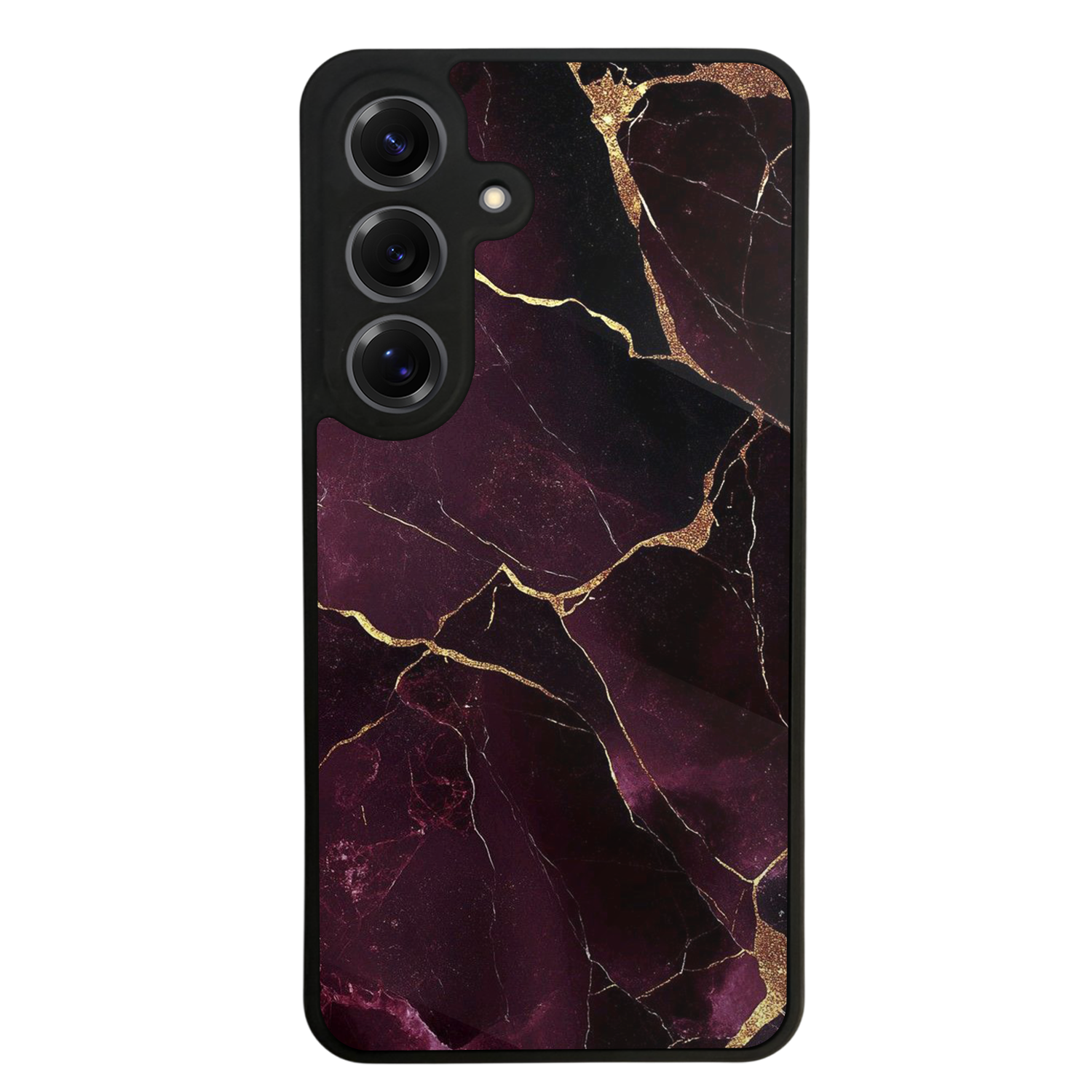 Samsung Galaxy S25 Uyumlu Mermer Marble Tasarımlı Glossy Premium Kılıf