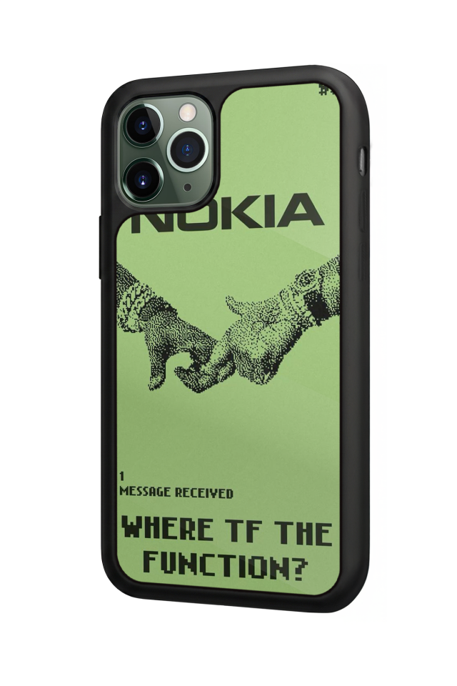 iPhone 11 Pro Uyumlu Nokia Tasarımlı Glossy Premium Kılıf