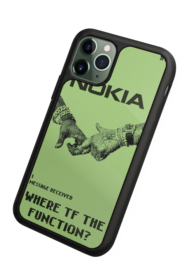 iPhone 11 Pro Uyumlu Nokia Tasarımlı Glossy Premium Kılıf