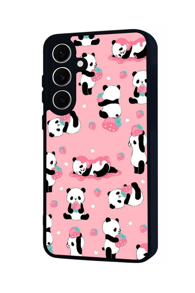 Samsung Galaxy A16 Uyumlu Panda Tasarımlı Glossy Premium Kılıf